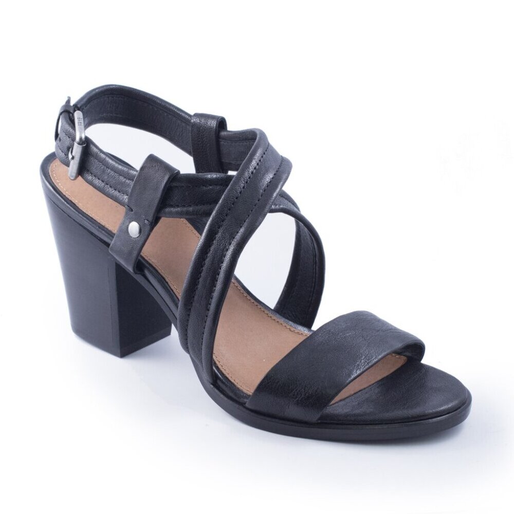FRYE Dani Criss Cross Black Sandals